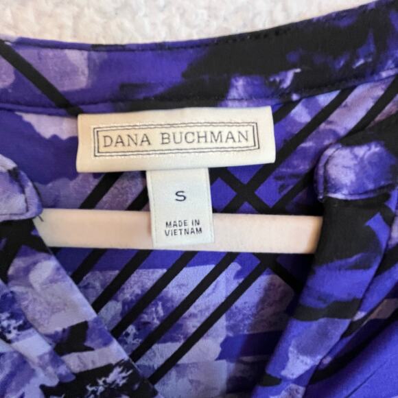 Dana Buchanan Hi-Lo size small shades of purple geometric design - Picture 2 of 7